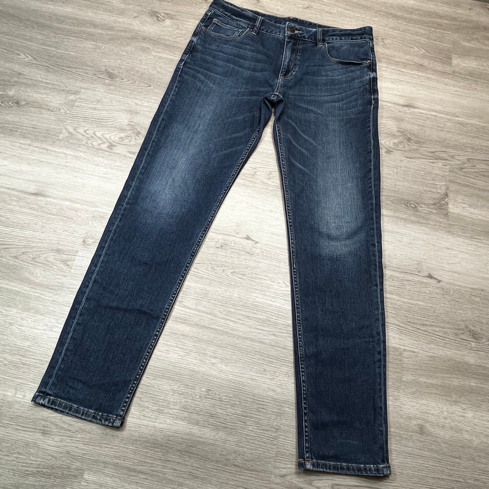 Van Xuan Vietnamese Dark Wash Denim‎ Jeans Size 33 Slim Fit Casual Everyday Jean